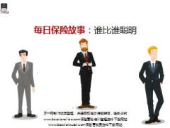 每日保险故事谁比谁聪明9页.ppt