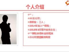 保险公司主管晋升培训总结规划模板11页.ppt