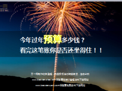 今年过年预算多少钱15页.ppt