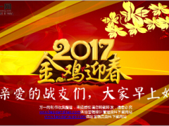 2017金鸡迎春早会流程精美10页.ppt