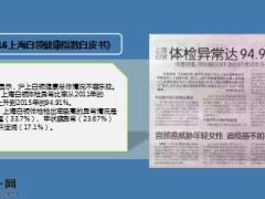 2016上海白领健康指数白皮书白领体检异常达百分之九十五7页.ppt