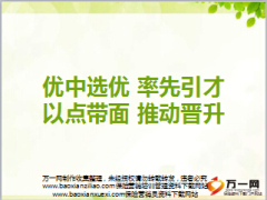 优秀主管分享优中选优率先引才以点带面推动晋升15页.ppt