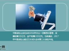 2017年中国成全球第二大保险市场11页.ppt