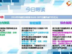 每日新闻早会资讯2017年1月21日早会使用16页.ppt