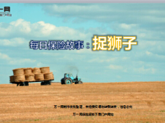 每日保险故事捉狮子7页.ppt