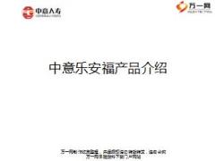 中意人寿乐安福产品介绍23页.ppt