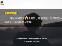 崔永元刚放了六个支架健康堪忧17页.ppt