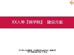 保险微学院建设方案20页.ppt