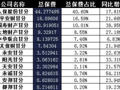 甘肃省2016年前12月财险公司总保费排行榜.xls