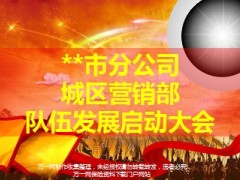 城区营销部二季度队伍发展启动会流程25页.ppt