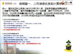 阳光人寿基本法营销续期相关利益分析30页.ppt