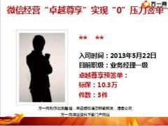 绩优分享微信经营太平卓越尊享实现0压力签单11页.ppt