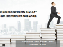 新华保险连续四年跻身BrandZ最具价值中国品牌100强前50强8页.ppt