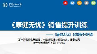 富德生命康健无忧早会课件四保额销售训练28页.ppt