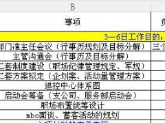 组织发展千人风暴增员项目管理2项目行事历规划1页.xls