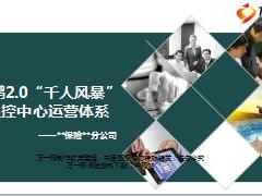 组织发展千人风暴增员项目管理3追控中心运营体系内勤宣导28页.ppt
