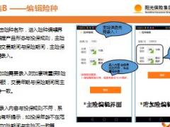 阳光人寿康瑞B银保一键通操作手册与E路阳光无纸化流程操作指引19页.ppt