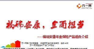 国寿福瑞安康年金保险产品组合介绍17页.ppt