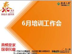 保险公司月度培训工作会泰康版26页.ppt