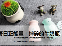 每日正能量摔碎的牛奶瓶10页.ppt