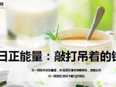 每日正能量敲打吊着的铁球13页.ppt