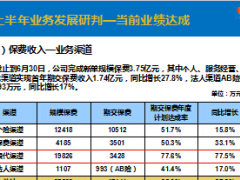 保险公司上半年业务发展研判暨三季度业务发展意见37页.ppt