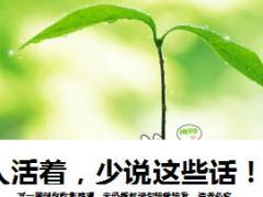 每日鸡汤人活着少说这些话.rar