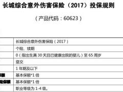 长城综合意外伤害保险2017保全投保规则.rar