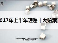 2017年民生人寿上半年理赔十大赔案记12页.ppt