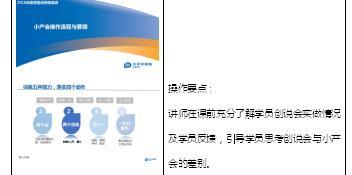 助理组训资格培训四课件9小产会操作流程与要领讲师手册16页.doc