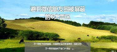 避开微信朋友圈被屏蔽的6大雷区16页.ppt