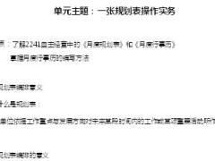 助理组训资格培训四课件15一张规划表操作实务学员手册6页.doc