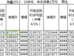 国寿瑞鑫2013版升级利益对比1页.xls