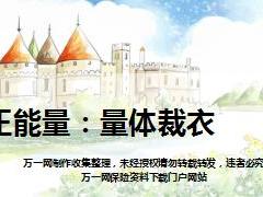 每日正能量量体裁衣10页.ppt