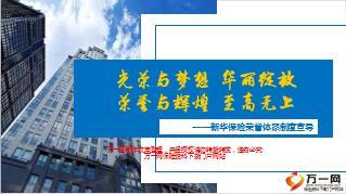 新华保险荣誉体系制度宣导精美60页.ppt