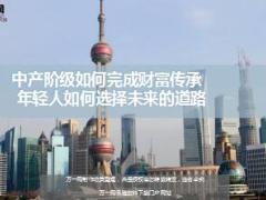 中产阶级如何完成财富传承年轻人如何选择未来的道路23页.ppt