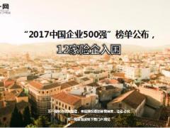 2017中国企业500强榜单公布12家险企入围7页.ppt