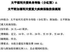 太平福利关爱重疾保障计划条款运营规则折标系数边际新业务价值率.rar