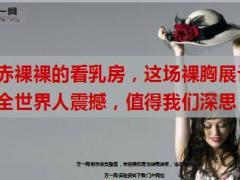 乳腺癌这场裸胸展让全世界人震撼21页.ppt