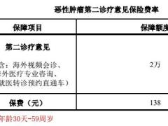 众安在线财险恶性肿瘤第二诊疗意见医疗保险条款费率表.rar