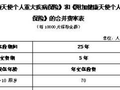 人保健康附加健康天使个人护理保险条款费率表现金价值.rar