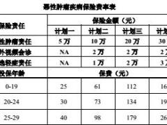 众安在线财险个人恶性肿瘤疾病保险条款费率表.rar