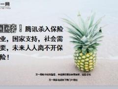 腾讯和快递巨头杀入保险业国家支持社会需要17页.ppt