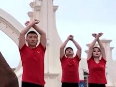 视频晨操手语舞因为有你.rar