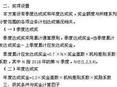 2018年机构班子成员奖励方案12页.ppt