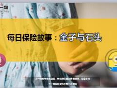 每日保险故事金子与石头6页.ppt