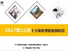 太平人寿2017年11月十大重疾理赔案例总览18页.ppt