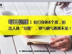 每日健康拍打身体8个窝拍出人体垃圾邪气病气通通不见15页.ppt