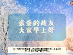 漫天飞雪冬日早会流程精美10页.ppt