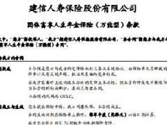建信人寿团体富享人生年金保险万能型条款说明书.rar